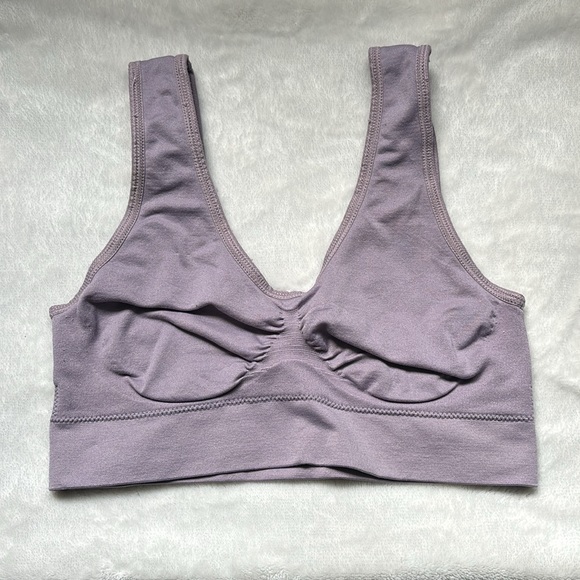 FREE WITH PURCHASE - Set of Two Purple Sports Bras - Picture 2 of 7